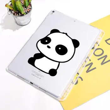 Søde Panda For Mini-5 Tilfælde Tablet Med Pen Slot Klart, Blødt Dækker Funda iPad 7th Generation Case Pro 11 2020 Coque Luft 1 2 Tilfælde