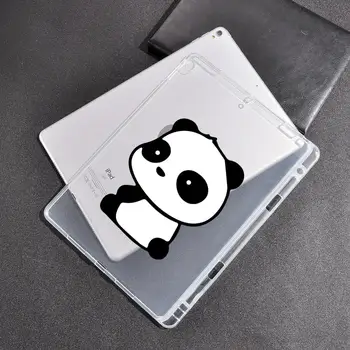 Søde Panda For Mini-5 Tilfælde Tablet Med Pen Slot Klart, Blødt Dækker Funda iPad 7th Generation Case Pro 11 2020 Coque Luft 1 2 Tilfælde