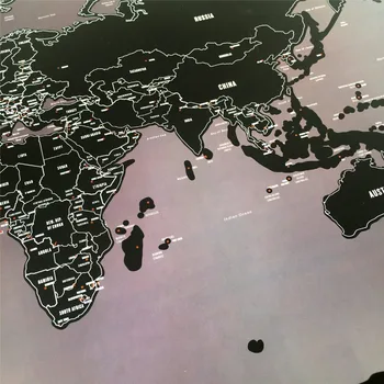 Høj kvalitet Sjove Hovedstæder Edition Kort over Verden for Rejsende Wall Decor Poster 59x82cm byen verdenskort til indretning rejse