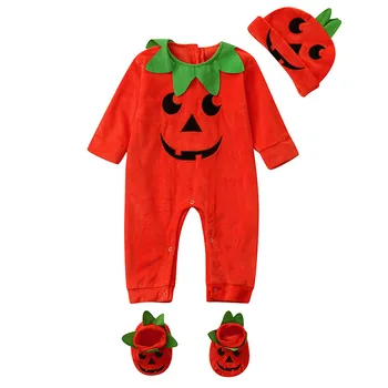 Baby Rompers Buksedragt Kostume Til Nyfødte Tøj Barn Kids Baby Pige Dreng Græskar, Halloween Buksedragt Playsuit Udstyr Romper