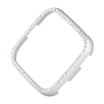 Pige Til fitbit versa band dække Diamant Aluminium Frame bumper versa tilfælde beskyttende shell