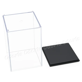 Odoria Akryl Display Sag/Box (9.6x9.6x14.8 cm) Plexiglas Støvtæt Udstillingsvindue For Handling Figur Modeller Pop Samleobjekter