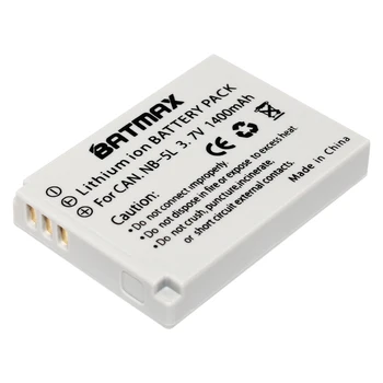 Batmax 4stk NB-5L NB 5L NB5L Genopladeligt Batteri+Dual USB Oplader til Canon Powershot S100 SX200 SX210 ER SX230 HS SD890 Kamera
