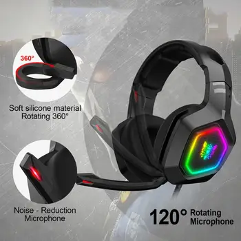 NYE ONIKUMA K10 /K10pro Gaming Headset Med Mic 3D Stereo Kabel gaming Hovedtelefoner til PS4 PC, Xbox, En Tablet, Telefon Spil