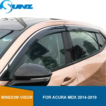 Side Window Deflektor For Acura MDX 2016 2017 2018 2019 Vindue Visor Vent Nuancer Solen Regn Deflektorer SUNZ