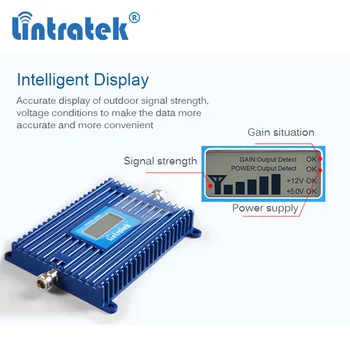 Lintratek Repeater gsm 2g 3g 4g signal booster CDMA 850 900 1800 2100 GSM-UMTS-LTE-Netværk Forstærker Enkelt Band lintratek kw20l