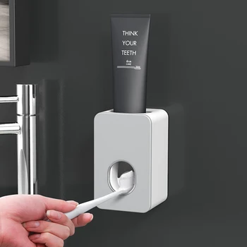 Automatisk Tandpasta Dispenser Elektriske Tandbørste Holder Tandpasta Squeezer Vægbeslag Stå Badeværelse Tilbehør