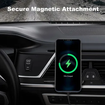 Magnetisk Trådløs Bil Oplader Mount holder til iPhone 12 Mini 12 Pro Max For Magsafe 15W Hurtige Trådløse Oplader, Bil, Telefon Holder