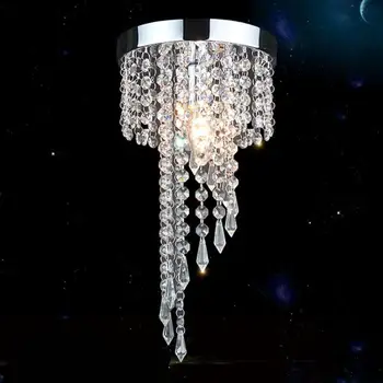 Moderne square crystal loft lampe LED-lamper restaurant korridor high power LED loftslamper, led glans lys