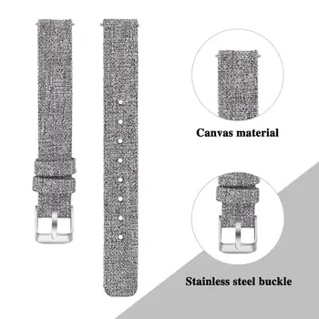 Udskiftning Vævet Lærred Stof Rem Til For Fitbit Inspirere/Inspirere HR Band Armbånd Armbånd Stropper For at Se Watchbands#627