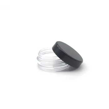 500pcs 2g Tom Plastik Jar Kosmetiske Makeup Potter Gennemsigtig Prøve Flasker Eyeshadow Cream Lip Balm Container