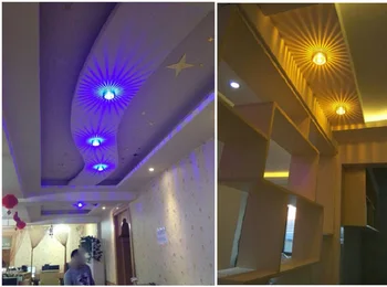LED 3W Loft Lys vægbeslag Sprede Lys for Midtergangen Gangen Balkon Korridorer Lampe Veranda Hjem Belysning Fastholdelsesanordningen Deco -