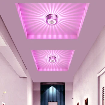 LED 3W Loft Lys vægbeslag Sprede Lys for Midtergangen Gangen Balkon Korridorer Lampe Veranda Hjem Belysning Fastholdelsesanordningen Deco -