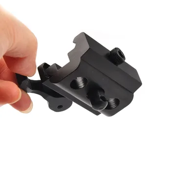 20MM Quick Release dobbelt støtteben Adapter Slynge Swivel Mount Adapter Passer til 20mm Weaver Rail Mount Pistol Tilbehør Sort Farve