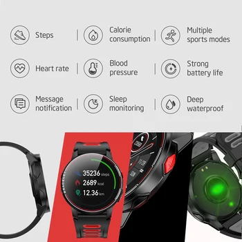 Nennbo Nyt, Smart Ur Sports Fitness Tracker pulsmåler Mænd Kvinder Smartwatch Bluetooth-Ur Til Android, IOS Telefon