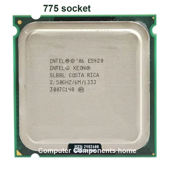 Intel xeon E5420 LGA 775 scoket 771 at 775 2,5 GHz/12M/1333Mhz/CPU lige virker på 775 bundkort
