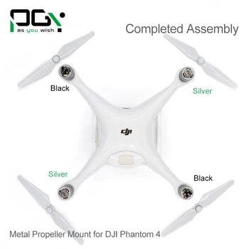 Tilbehør til DJI phantom-4 Metal Propel Beslag holder til Phantom4 Silve black Holder Adapter motor stik drone dele