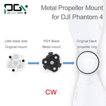 Tilbehør til DJI phantom-4 Metal Propel Beslag holder til Phantom4 Silve black Holder Adapter motor stik drone dele
