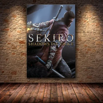 Urammet Plakaten Dekoration Maling af Sekiro: Skygger Dø to Gange på HD Lærred lærred maleri kunst