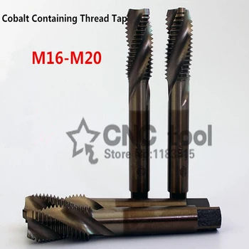 1 STK M16-M20, der indeholder kobolt, maskine vandhaner Spiral groove tryk på særlige rustfrit stål skrue tryk på (M16/M18/M20/M16*1,5/M18*1,5)