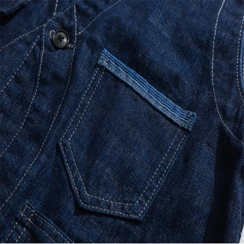 Denim Veste, Mænd Japansk Vintage Blå Herre Multi Pocket Vest Oprindelige Design, Mode V-Hals uden Ærmer Jeans, Jakker DS50647