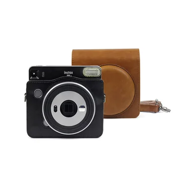 FUJIFILM Instax PLADSEN SQ6 Kamera Taske Vintage PU Læder taske skulderstrop Pose Kamera Bære Dækker Beskyttelse Taske