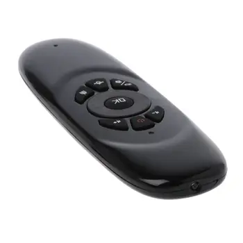 Dansk russisk C120 Flyve Air Mouse 2,4 G Mini Wireless Keyboard Genopladelige Fjernbetjening til PC, Android TV Box