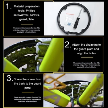 Foldecykel Klinge Vagt Kæde Hjul Beskyttende Dække Cykel Klinge Kæde hjul Vagt Krank Protector Mountainbike-Vagt