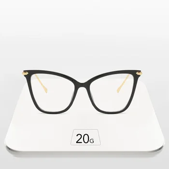 Oversize Cat Eye Briller Rammer for Kvinder Fashion Brand Sexet Square Frame Briller Briller Kvindelige Klar Linse Brille-Brillerne