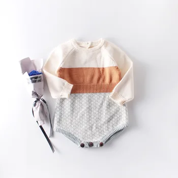 MILANCEL baby body ren bomuld infant piger drenge jumpsuits langærmet vintage baby tøj