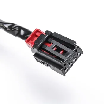 2STK Indikator-LED Baglygte Add-on-Modul, Kabel-ledningsnet Til VW Golf 7 Dynamisk Sort blinklys Venstre & Højre baglygte