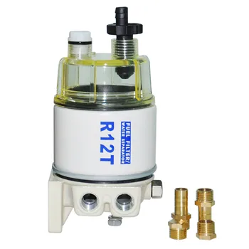 R12T Brændstof/ Vand Separator Filter Diesel Motor for Racor 140R 120AT S3240 NPT ZG1/4-19 automobildele Komplet Combo