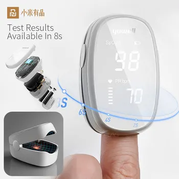 Original Yuwell YX102 Digital Fingerspids Pulse Oximeter LED-Skærm Omsorg For Sundhed High-Speed Sensor Auto Power Off