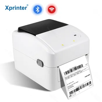 XPrinter XP-420B Bluetooth-Wifi USB-forsendelsesetiket Termisk Printer A6 størrelsen waybill AWB Print QR-kode fra PC og Smart Phone