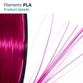 TOPZEAL 3D-Printer PLA Filament 1.75 mm Endeløse Dimensionel Nøjagtighed +/-0.02 mm 1 KG 343M 2.2 LBS 3D-Print Materiale til RepRap