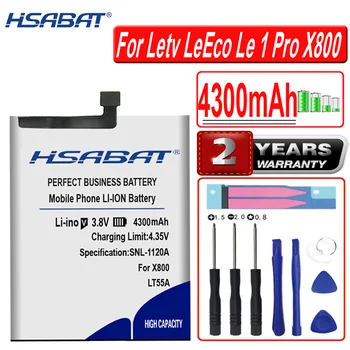 HSABAT 4300mAh LT55A Høj Kapacitet batteri Til Letv Le 1 X800 pro Le et X800 pro Li-ion-Polymer-Batterier + Tracking nummer