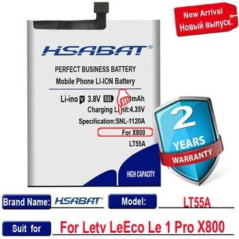 HSABAT 4300mAh LT55A Høj Kapacitet batteri Til Letv Le 1 X800 pro Le et X800 pro Li-ion-Polymer-Batterier + Tracking nummer