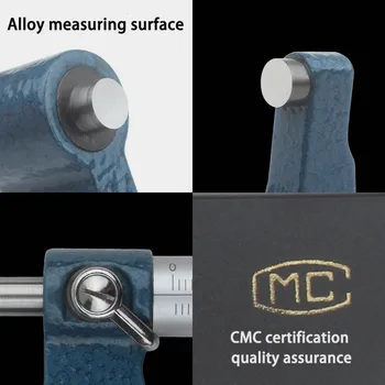 Udvendigt mikrometer 50-75 mm høj præcision 0.001 spiral mikrometer instrument caliper centimeter Ydre diameter mm