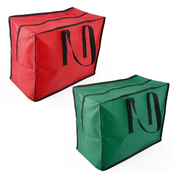 Opbevaringspose Xmas Ornamenter Storage Container Box-Opbevaring Pose Til Opbevaring I Hjemmet Høj Kapacitet Nylon Juletræ Opbevaringspose