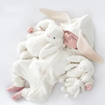 Baby one-piece lynlås creeper passer til Efterår Forår Overalls Baby Rompers Til Baby Drenge Piger Buksedragt Kostume til Nyfødte tøj