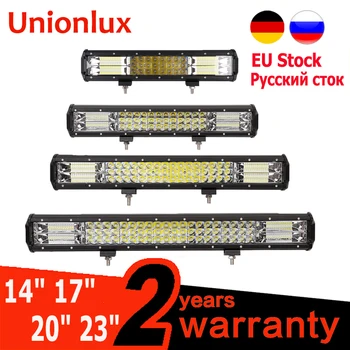 Unionlux 15/17/20/22 3Row Tredobbelt Række LED Lys Bar Offroad LED Bar Combo for Lastbil SUV, 4x4 ATV 4WD Auto-Driving Lys