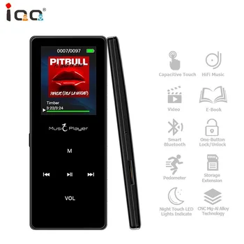 IQQ X01 Bluetooth Musik Afspiller 8GB Lossless MP4-Afspiller Touch Skærm, FM-Radio, E-book Video Kapacitiv Touch-24 Sprog