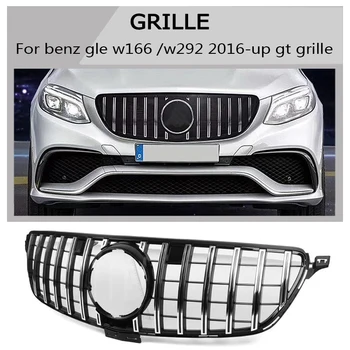 W166 w292 Grille sort sølv Emblem Front Kofanger gt gtr Grill benz w166 C292 gle gle coupe 2016 2017 2018 gt stil
