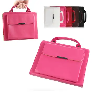 Mode Kvinders Håndtaske Læder taske til iPad 2 3 4 Damer Tegnebog Taske Stå Smart Cover til Apple iPad4 iPad2 iPad3 9,7 tommer