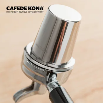 CAFEDEKONA rustfrit stål Dosering kop kaffe snuse krus pulver-arkføderen passer 57mm espresso maskine portafilter grinder assistent