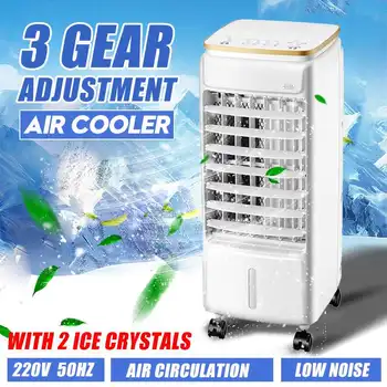 Transportabel Air Conditioner, Aircondition Fan Luftfugter 220V Hjem Elektriske Køligere Ventilator, Aircondition med 2 Ice Crystal