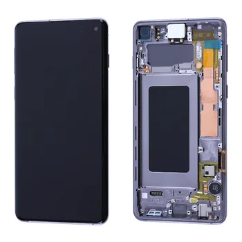 OEM Display for Samsung Galaxy S10 S10e Plus Skærm Touch screen Digitizer Assembly Med Touch-ID, en Del