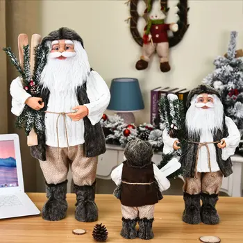 30/45/60 Cm Santa Claus Dukke Jul Dekoration Nye År Gift Christmas Tree Decor Kreative Plys Santa Claus Toy Pynt