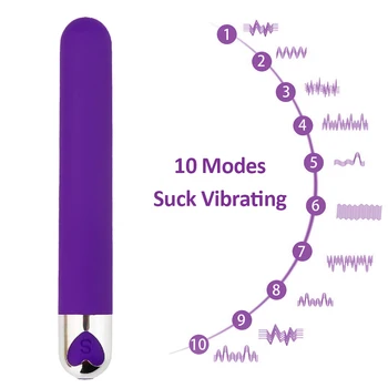 VETIRY Lange Kugle Dildo Vibrator AV Stick Magiv Wand-10 Speed Klitoris, Vagina Stimulator G-spot Massage Sex Legetøj til Kvinder