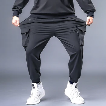 Baggy Bukser til Mænd Hip Hop Streetwear Cargo Bukser Stor Størrelse 7XL Sweatpants Mandlige Motionsløber Oversize Mode Bukser Plus Szie HX530